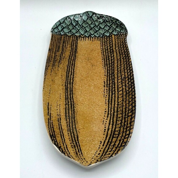 NEW John Derian for Target Acorn Stoneware Serving Platter 15" x 7" SOLD OUT - Picture 2 of 10